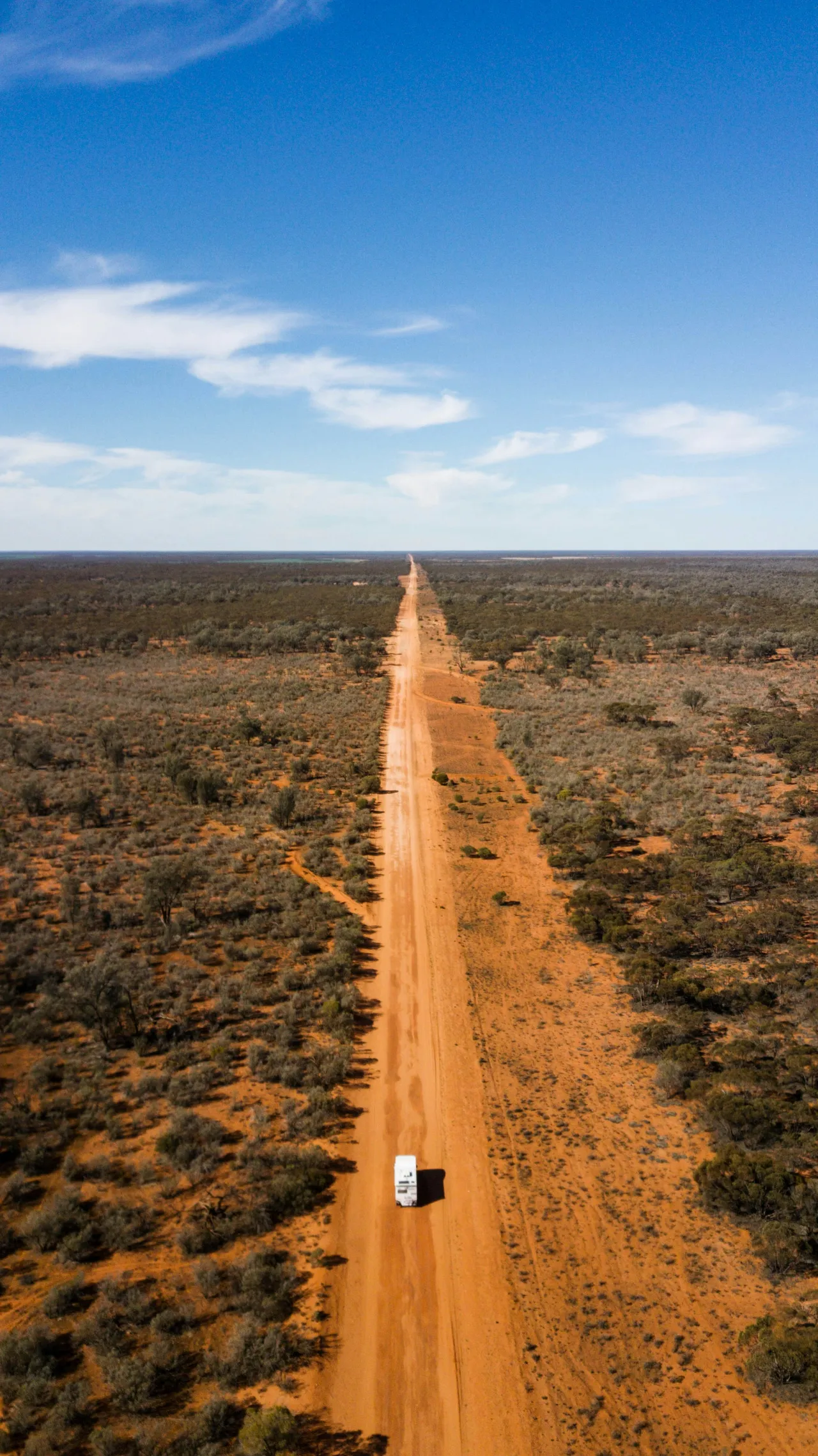 Long Road in Outback Australia