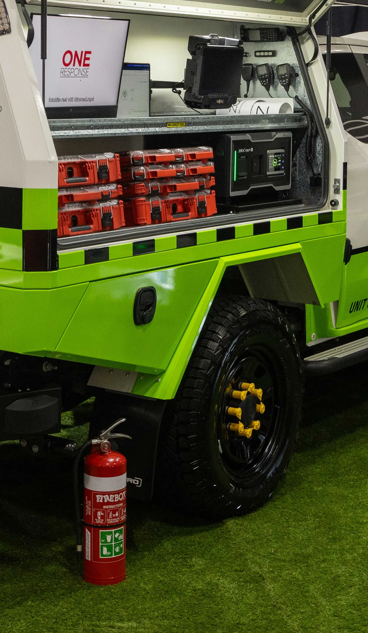 Zeliox installed in work vehicle